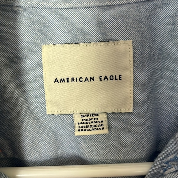 American Eagle Flamingo  Button Down Short Sleeve Shirt Flamingos Size S - Picture 5 of 8